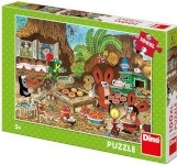 Puzzle krtek v kuchyni 